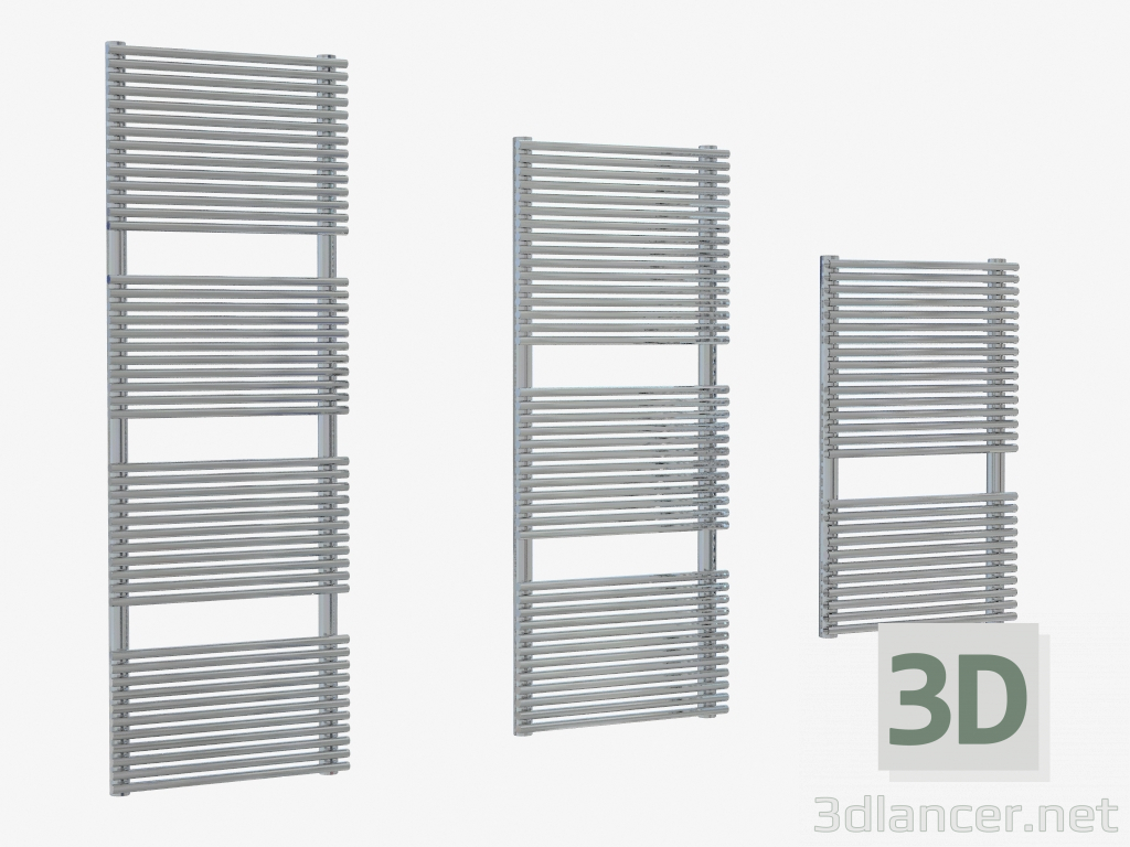 3d model Heated stainless steel radiator Elen - preview