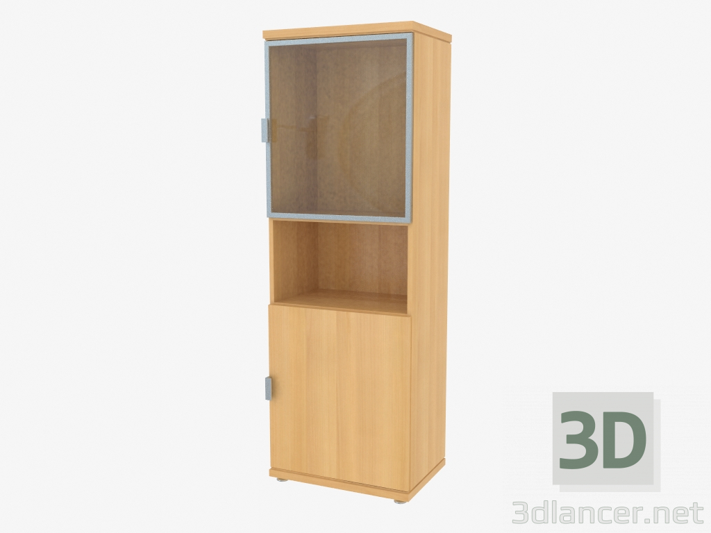 3D Modell Das Seitenelement der Möbelwand (490-52) - Vorschau