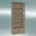 3d model Bookcase Cambridge with 2 drawers large (Gray Oak) - preview