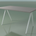 modèle 3D Table rectangulaire 5408 (H 74 - 79x139 cm, stratifié Fenix F04, V12) - preview