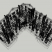 modello 3D di Edificio ad angolo a due piani 1-552-2 comprare - rendering