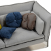 3d Cappellini BASKET 011 sofa model buy - render