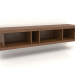 3d model Mueble de pared TM 13 (1800x400x350, madera marrón claro) - vista previa