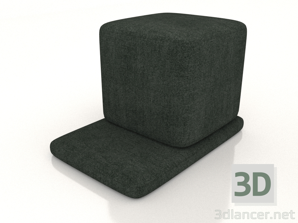 3D modeli Kabarık Sahil S (yeşil) - önizleme