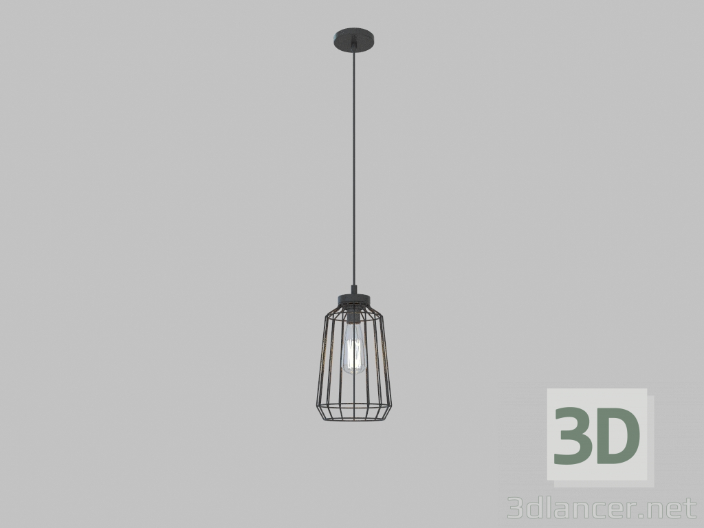 modello 3D Lampada a sospensione (13101S) - anteprima