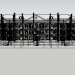 Dreistöckiges Gebäude in voller Länge 1-552-3 3D-Modell kaufen - Rendern