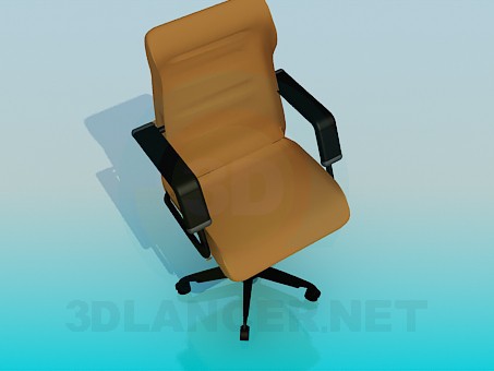 3 डी मॉडल प्रमुख के लिए कुर्सी - पूर्वावलोकन