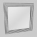 modello 3D Specchio argento - anteprima