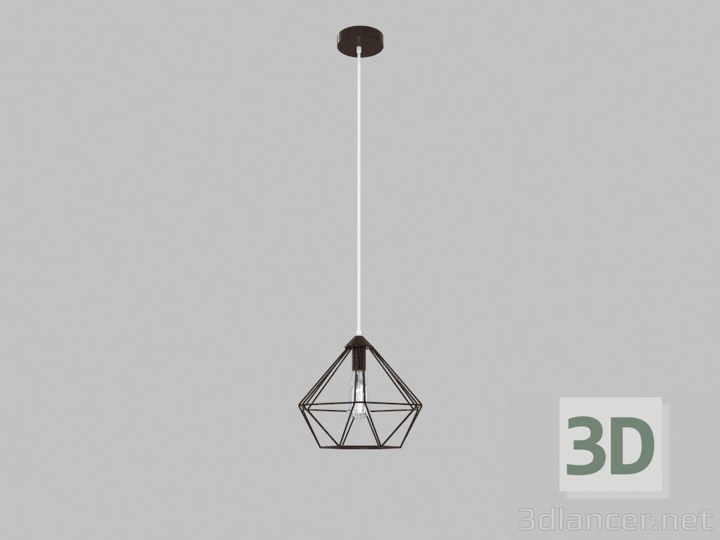 modello 3D Lampada a sospensione (13102S) - anteprima