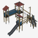 3d модель Детский игровой комплекс (К2401) – превью