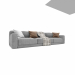 3d Paris Seoul Sofa Poliform model buy - render