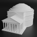 3d Roman Pantheon (Римский Пантеон) модель купить - ракурс