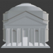 3d Roman Pantheon (Римский Пантеон) модель купить - ракурс