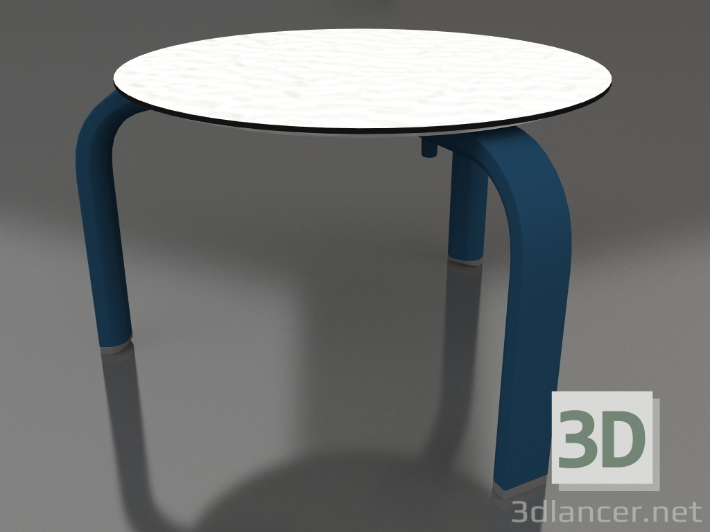 Modelo 3d Mesa lateral (azul cinza) - preview