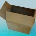 3d модель Картонная коробка – превью