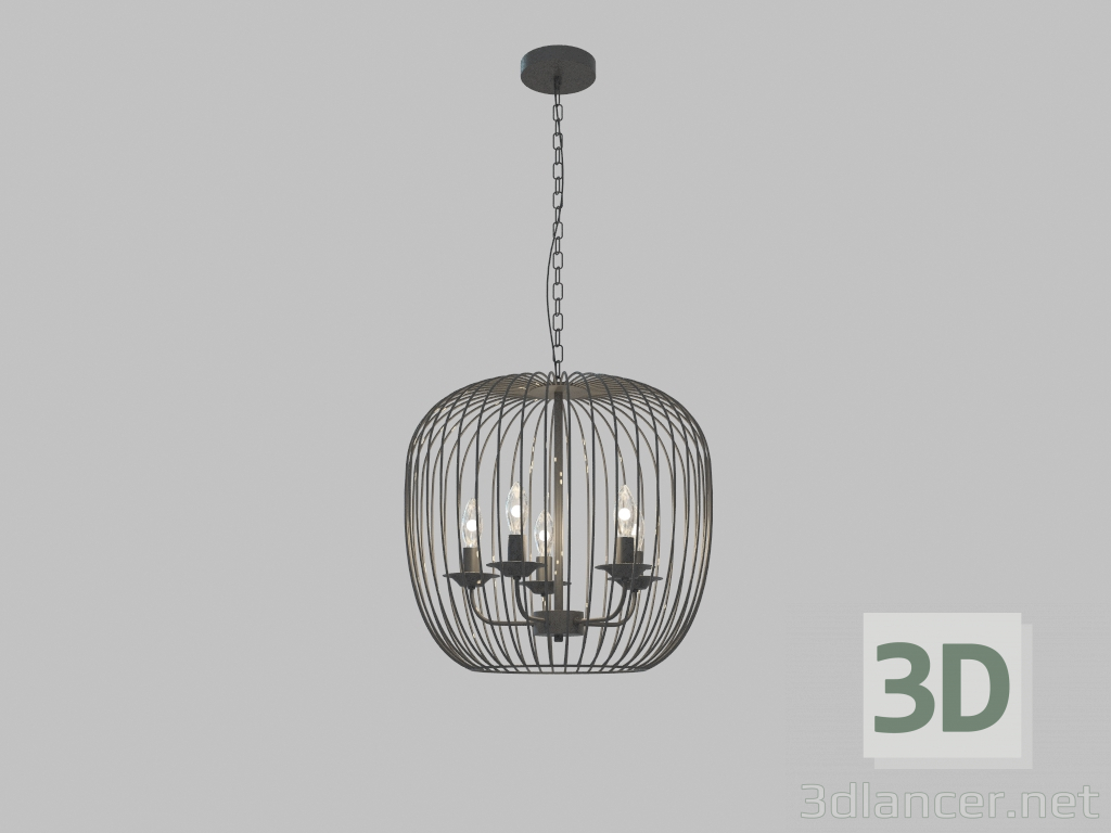 modello 3D Lampada a sospensione (13105S) - anteprima