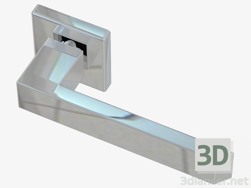 modèle 3D Poignée de porte Best (chrome brillant) - preview