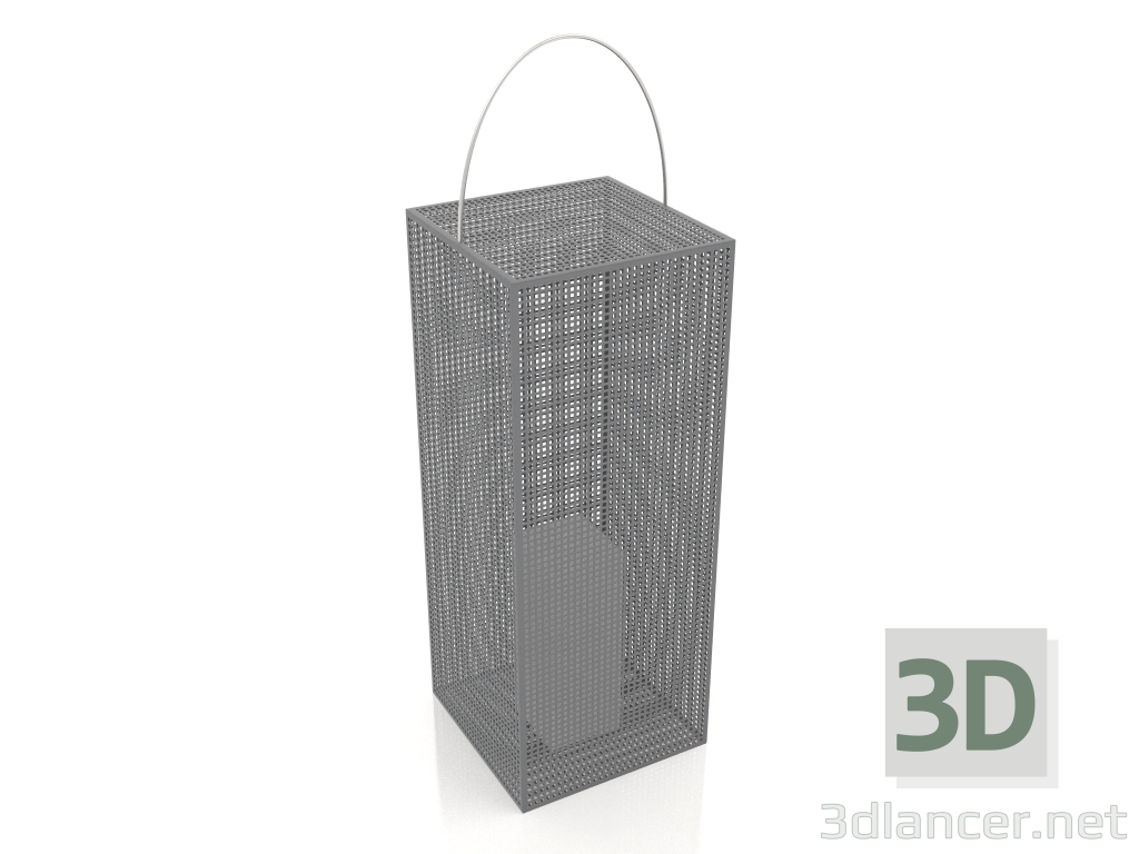 3D modeli Mum kutusu 4 (Antrasit) - önizleme