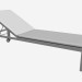 3d model Chaise longue con capa suave (la cabeza elevada, luz) - vista previa