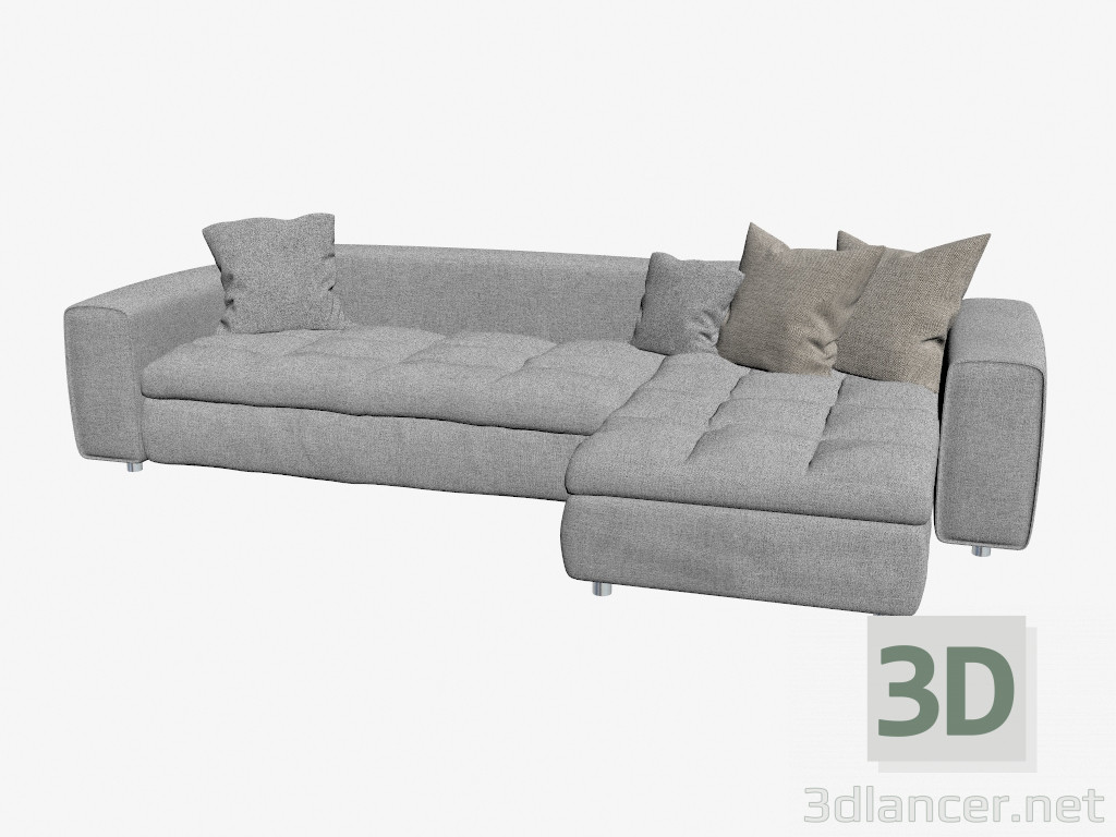 modèle 3D Canapé d'angle SENNA - preview