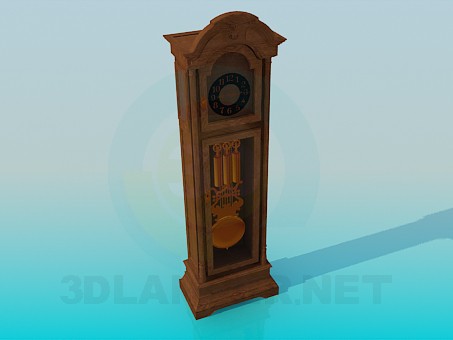 3 डी मॉडल घड़ी - पूर्वावलोकन