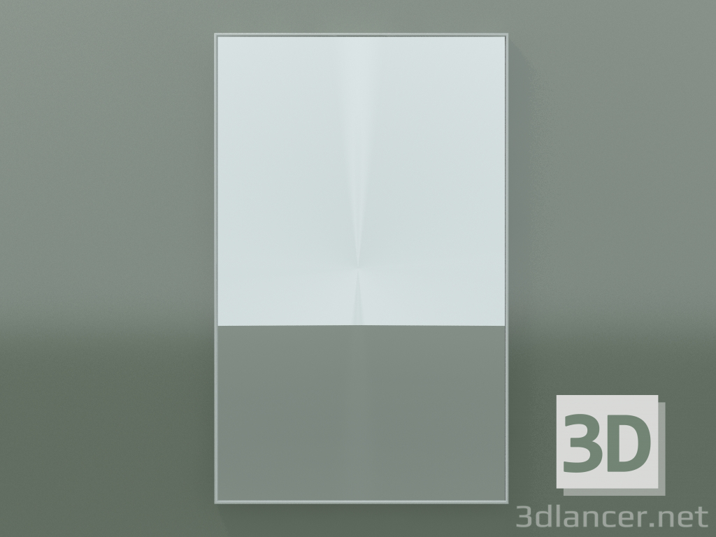 modello 3D Specchio Rettangolo (8ATMD0001, Glacier White C01, Н 96, L 60 cm) - anteprima