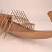 3d Ancient Egyptian Khufu solar ship model buy - render