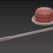 3D Headdress Melon Şapka + Baston modeli satın - render