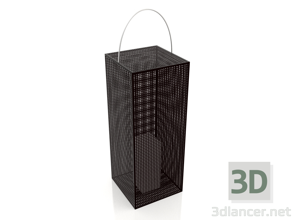 3 डी मॉडल मोमबत्ती बॉक्स 4 (काला) - पूर्वावलोकन