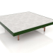 modèle 3D Table basse carrée (Vert bouteille, DEKTON Kreta) - preview