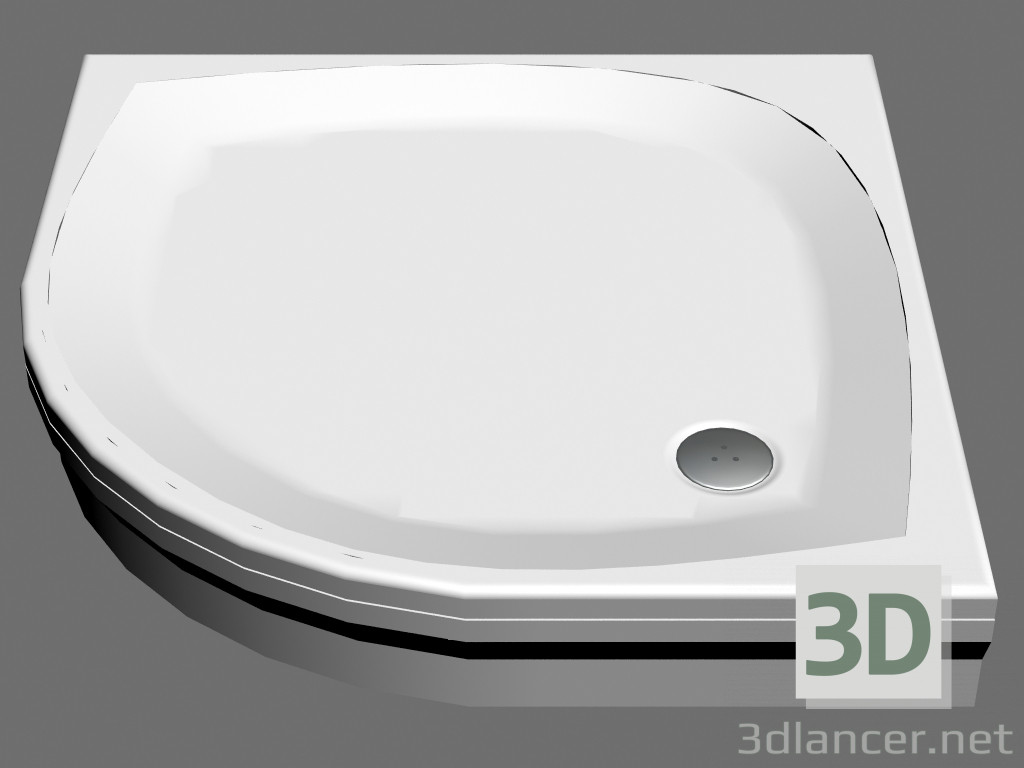 3D modeli Duş teknesi 100 ELIPSO PAN - önizleme