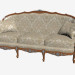 3d model Triple Classical Sofa - preview