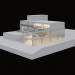 modello 3D di Villa con piscina per acquari comprare - rendering