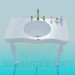 3D Modell Tisch für den Wasserspender - Vorschau