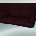 3D Modell Sofa Sofa (LN6, 90 x 180 H 115 cm, Beine verchromt, Sunniva 2 662) - Vorschau