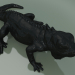 3D modeli Dekor Elemanı Seramik Igua (Siyah) - önizleme