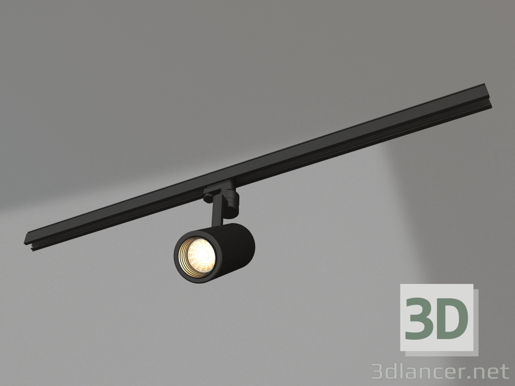 3d model Lámpara LGD-ZEUS-4TR-R88-20W Day4000 (BK, 20-60 grados, 230V) - vista previa