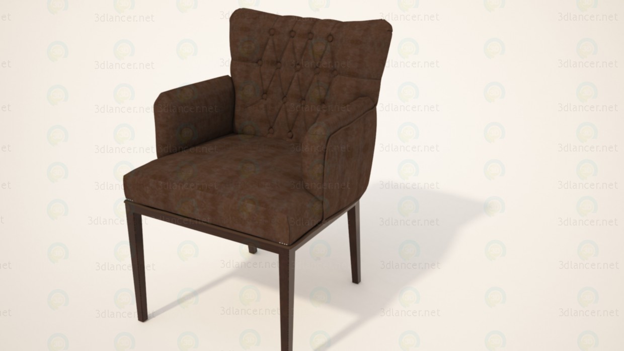 modèle 3D Chaise fauteuil - preview