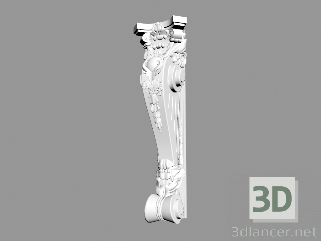 modèle 3D Support B859 - preview