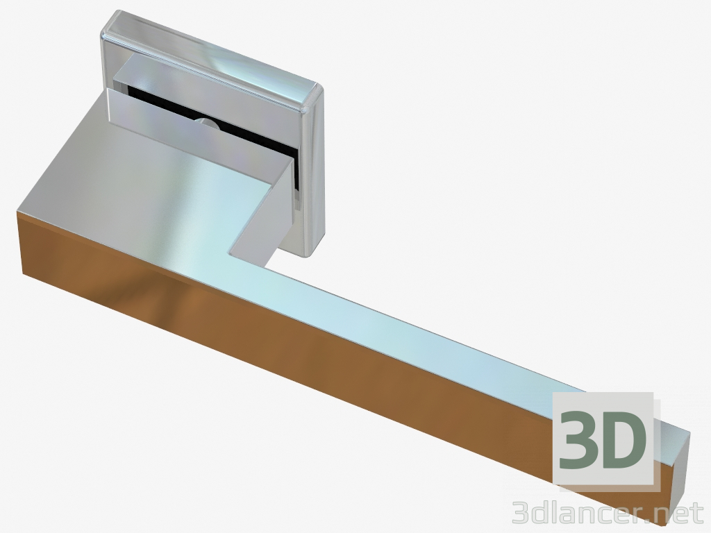 modello 3D Handle door Diamond (Bronzo) - anteprima