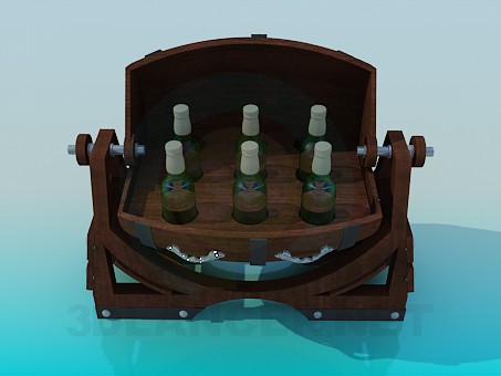 3D Modell Fass Bier - Vorschau