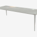 Modelo 3d Mesa de jantar (cinza manchada branca 100x240) - preview