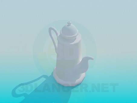 3d модель Заварочный чайник – превью