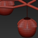 Loft candelabro 3D modelo Compro - render