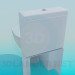 3D Modell Toilette im modernen design - Vorschau
