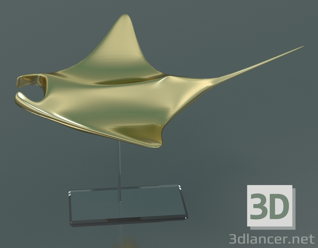 Figurilla "Scat" 3D modelo Compro - render