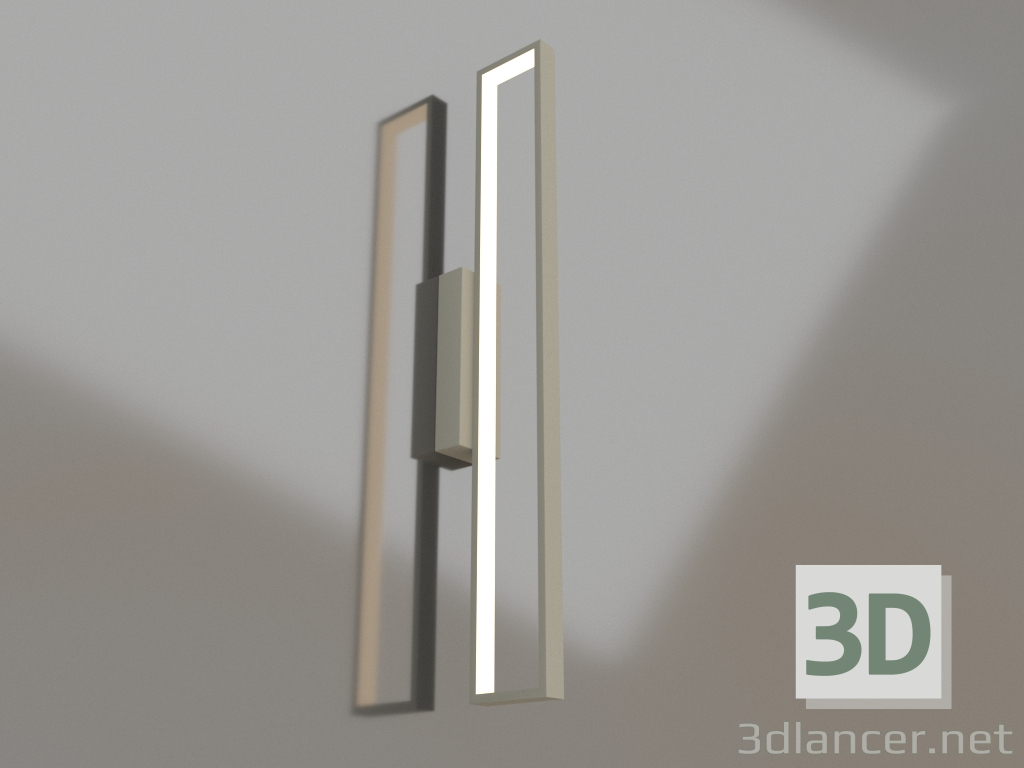 3D Modell Wandleuchte (7198) - Vorschau