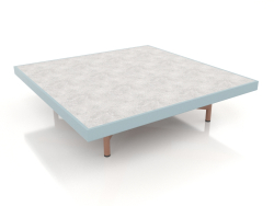 Square coffee table (Blue gray, DEKTON Kreta)