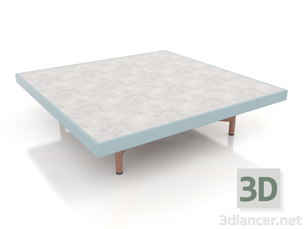 modello 3D Tavolino quadrato (grigio blu, DEKTON Kreta) - anteprima