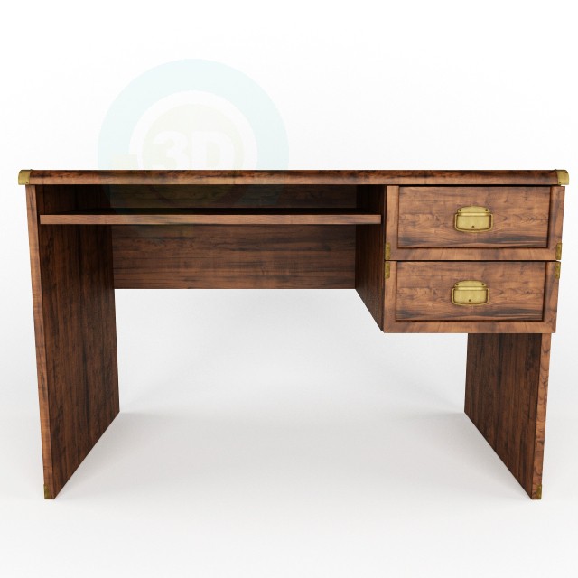 3d model Writing desk Indiana BRW - preview